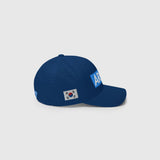 Ausenseiter Black Cap Right Side View showing South Korean Flag Embroidery