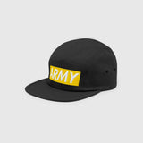 Ausenseiter ARMY OT7 Cap in Yellow - Side View showing both ARMY Front and OT7 Back Logos