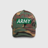 Ausenseiter Camouflage Cap with Green ARMY Front Embroidery and South Korean Flag