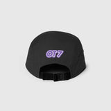Ausenseiter ARMY OT7 Cap in Purple - Back View showing OT7 Logo with Front ARMY Embroidery
