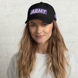 CAP ARMY USA FLAG BTS Purple color