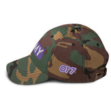 CAP ARMY USA FLAG BTS camo green
