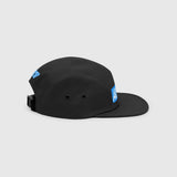 Ausenseiter ARMY OT7 Cap in Blue - Rear Angled View showing OT7 Logo and ARMY Front Detail